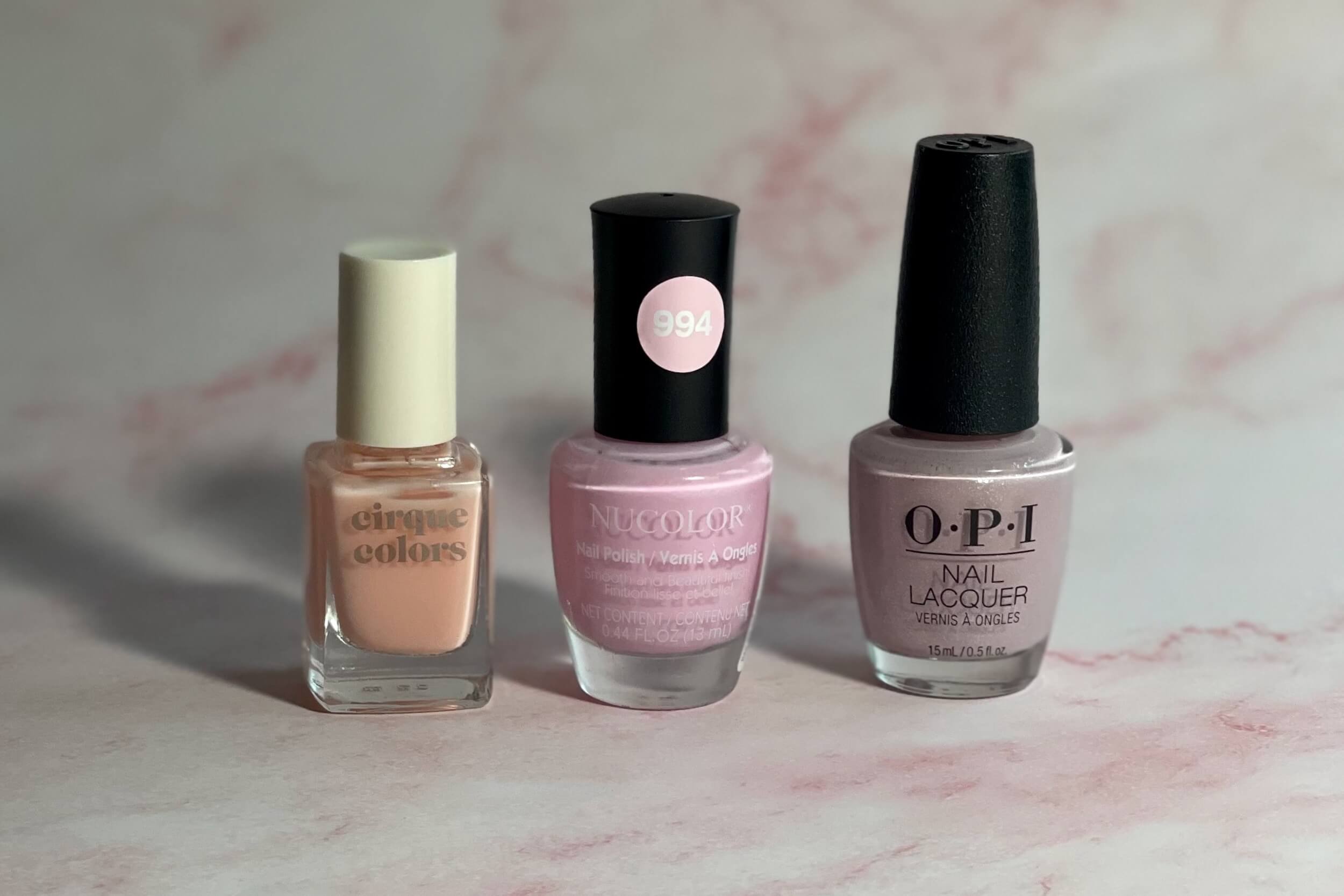 Pink nail colors online